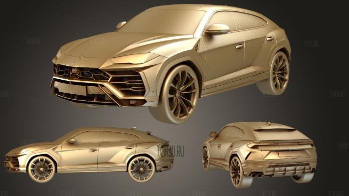 Lamborghini Urus STANDARD 2019 stl model for CNC